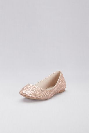 illusion toe cap crystal embellished ballet flats
